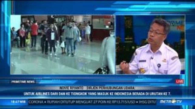 Kemenhub Setop Penerbangan dari dan ke Tiongkok Mulai 5 Februari