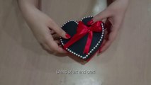 Heart Shaped Gift Box | How to make heart shape gift box for Valentines Day | Handmade Gift box for GF/BF | Valentines Day special gift for him or her