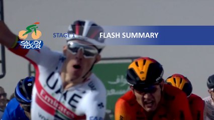 Saudi Tour 2020 - Stage 1 - Flash summary