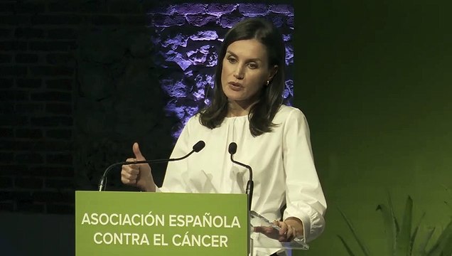 Estas han sido las primeras palabras públicas de la reina Letizia en este año
