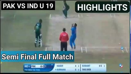 Pakistan vs India u19 semi final highlights 2020 | cricket 19