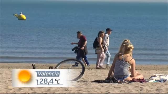Los termómetros marcan temperaturas récord