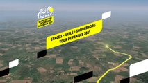 Tour de France 2021 - Grand Départ : Parcours 3ème étape / 3D route stage 3