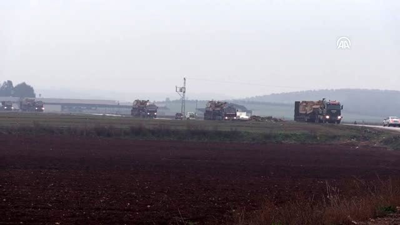 Suriye sınırına obüs ve tank sevkiyatı