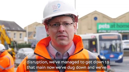 Anglian Water update on Bourges Boulevard works