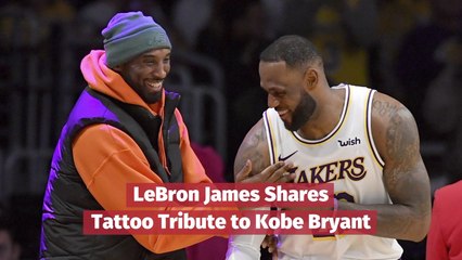 LeBron James Gets Tattoo For Kobe Bryant