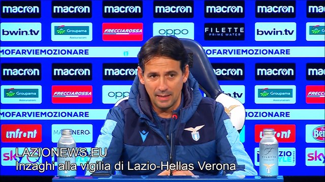La conferenza stampa di Inzaghi alla vigilia di Lazio-Hellas Verona
