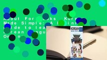 About For Books  Korean Made Simple: A beginner's guide to learning the Korean language  For Online