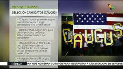 EE.UU.: inician demócratas el caucus en Iowa
