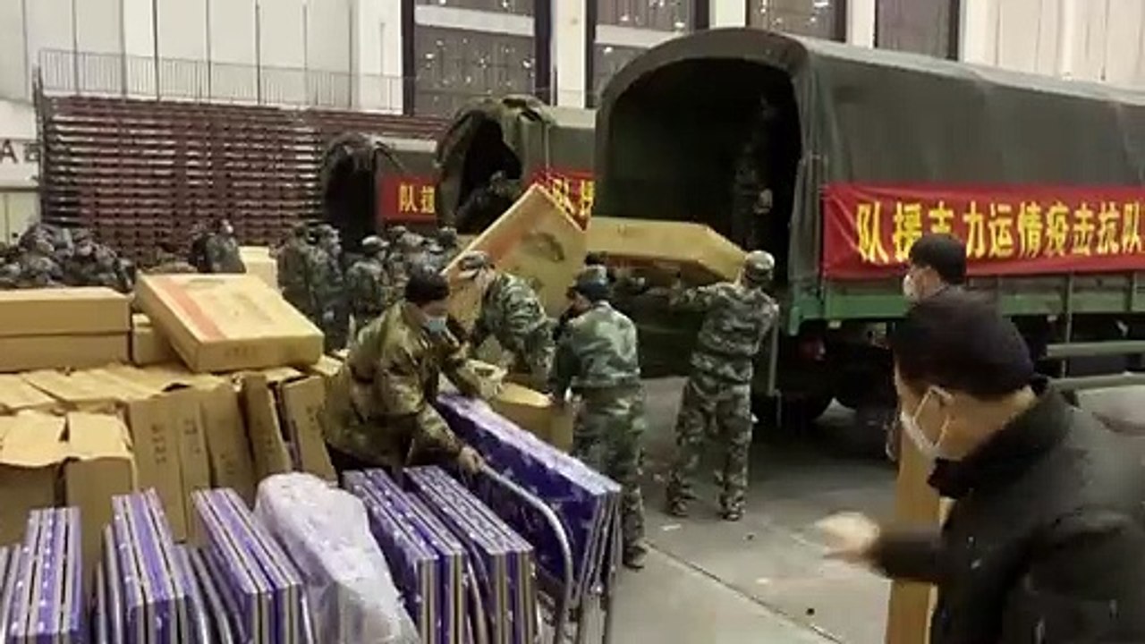 Provisorisches Krankenhaus in Wuhan hat 1000 Betten