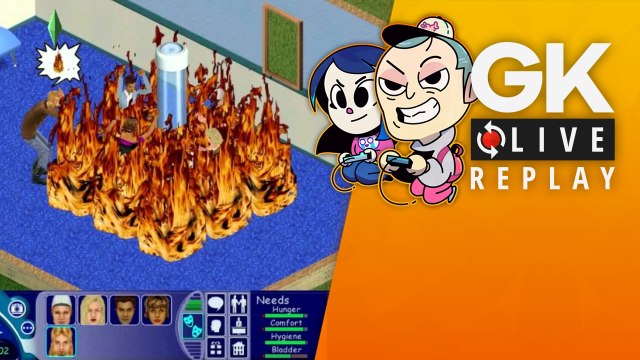 [GK Live Replay] Noddus et Luma font vivre (et mourir) la famille GK dans le premier opus des Sims