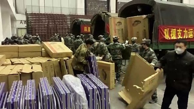 China readies thousands of new hospital beds in Wuhan for coronavirus