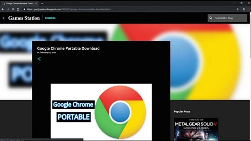 Download Google Chrome Portable
