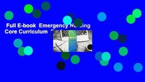 Full E-book  Emergency Nursing Core Curriculum  Review