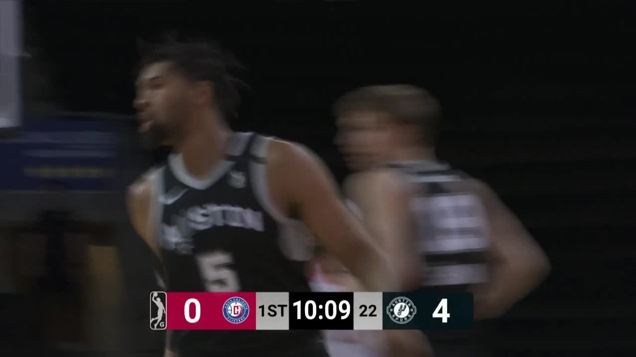 Xavier Rathan-Mayes Posts 13 points, 12 assists & 11 rebounds vs. Austin Spurs