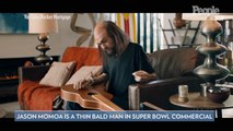 Jason Momoa Is Actually a Thin Bald Man in Super Bowl 2020 Commercial with Wife Lisa Bonet