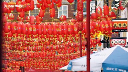 Face masks being worn in London's Chinatown as coronavirus fears rise