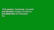Full version  Contracts: Crandall and Whaley's Cases, Problems, and Materials on Contracts  For