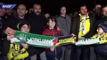 Fenerbahçe, Kırklareli'de coşkuyla karşılandı