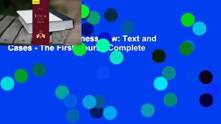 Full Version  Business Law: Text and Cases - The First Course Complete