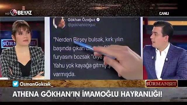 Osman Gökçek'ten Athena Gökhan eleştirisi
