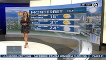 El pronóstico del tiempo con Pamela Longoria. @pamelaalongoria #Mexico #Monterrey #Aguascalientes #Lunes #Noticias #Meteomedia #Weather #News #Weathergirl