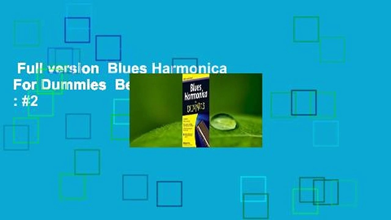 Full version  Blues Harmonica For Dummies  Best Sellers Rank : #2