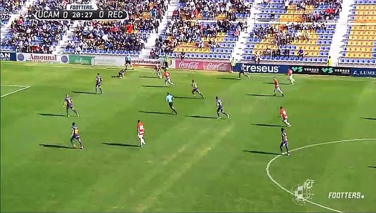 Jorn.23ª 2ª Div.B Gr.IV Ucam Murcia CF 1-Recreativo 0 Primer Tiempo.