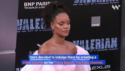 Rihanna Shares Her Beauty Tips With Fans
