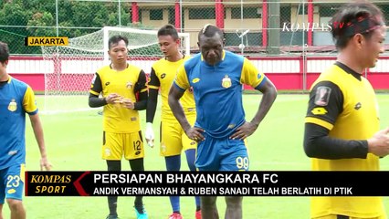 Intip Latihan Andik Vermansyah dengan Bhayangkara FC