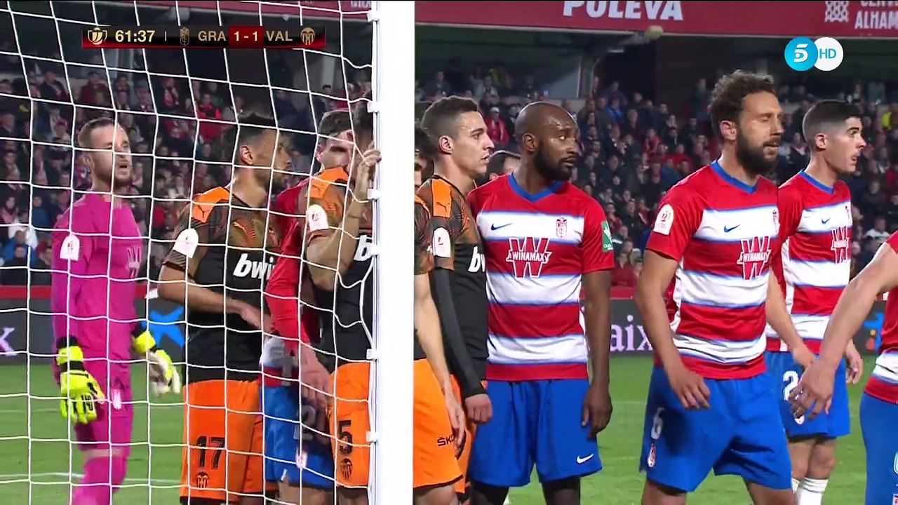 Valencia vs Granada CUARTOS Copa del Rey 2020 - Segundo tiempo (HD 1080p)