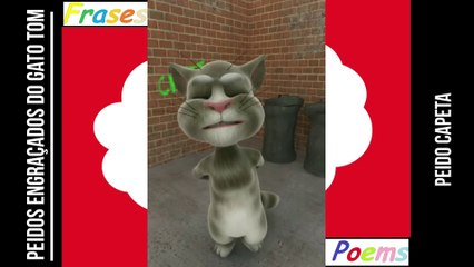 Peidos engraçados do gato tom: Peido capeta, é um demônio quando está solto! [Frases e Poemas]