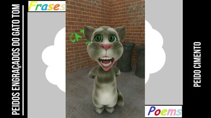 Peidos engraçados do gato tom: Peido cimento, se ele sair... [Frases e Poemas]