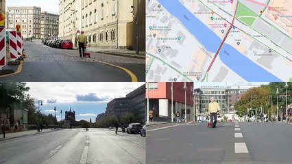 Google Maps burlada por Simon Weckert