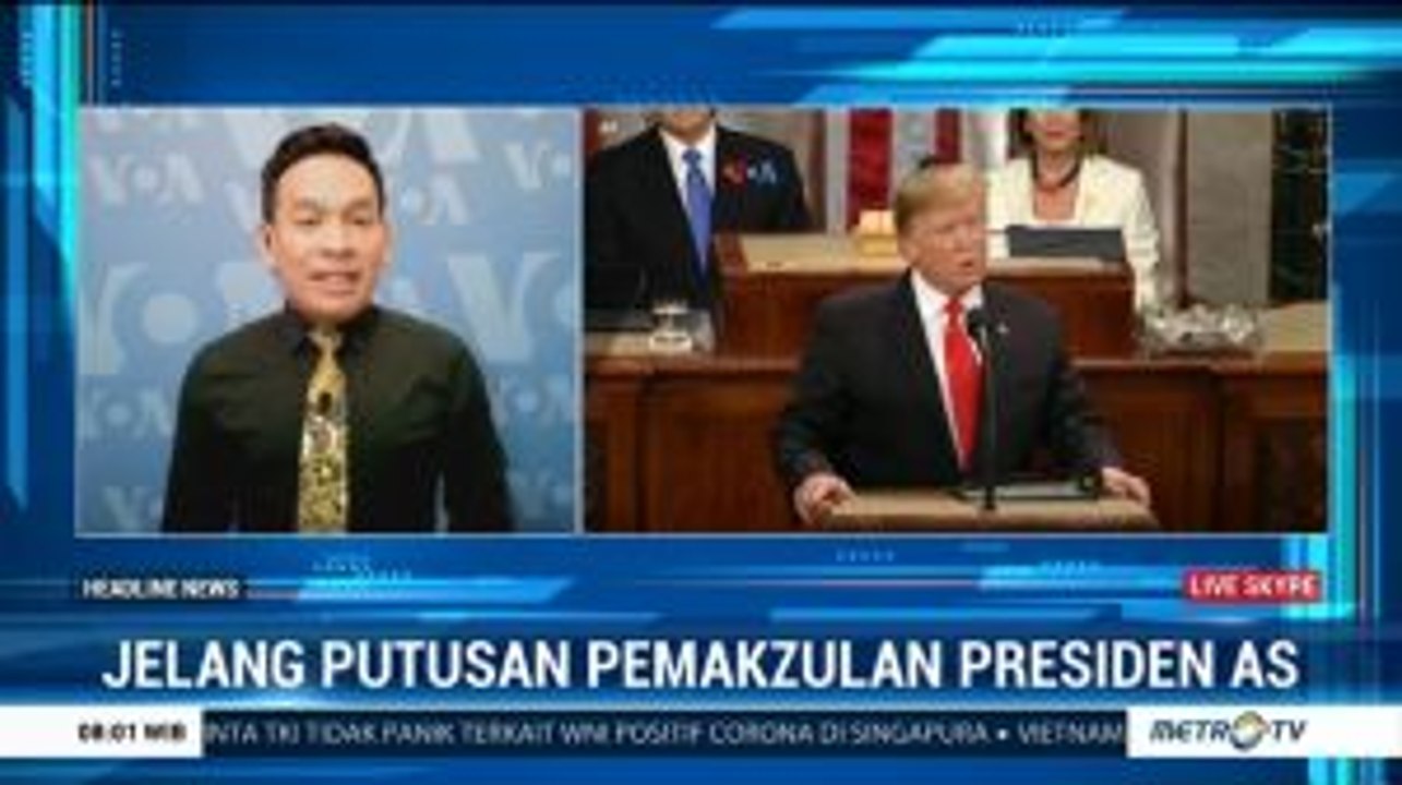 Trump akan Sampaikan Pidato Kenegaraan Jelang Putusan Pemakzulan