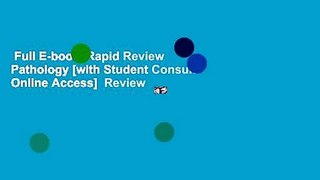 Full E-book  Rapid Review Pathology [with Student Consult Online Access]  Review