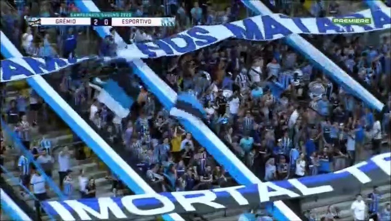 GOL DO GREMIO LUACIANO 2X0.