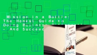 Mission in a Bottle: The Honest Guide to Doing Business Differently - And Succeeding  Review