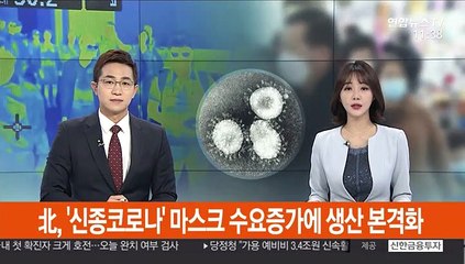 北, '신종코로나' 마스크 수요증가에 생산 본격화