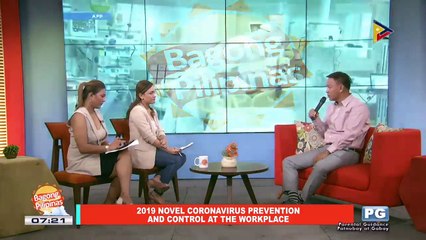 2019 Novel Coronavirus prevention and control at the workplace