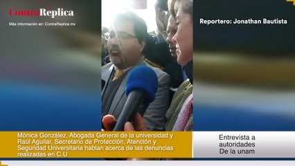 Entrevista a autoridades de la UNAM