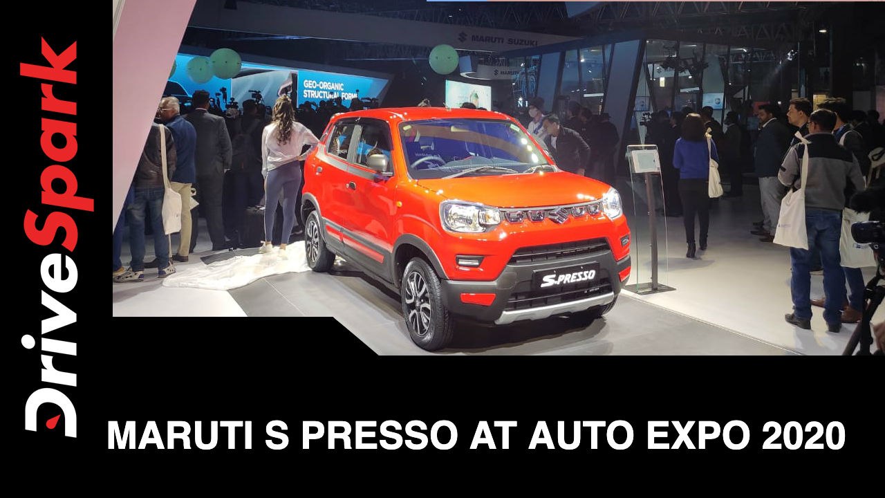S-Presso at Auto Expo 2020 | S-Presso First Look, Specs, Features & More