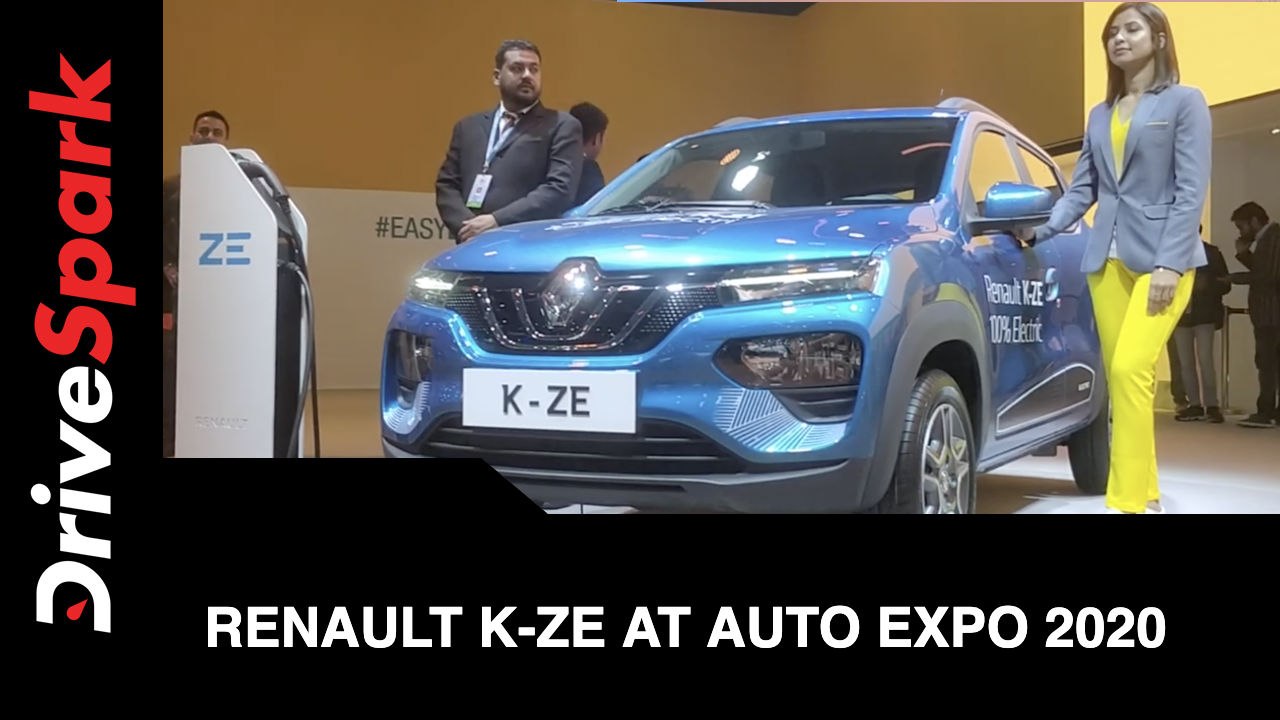 Renault K-ZE at Auto Expo 2020 | Renault K-ZE F...