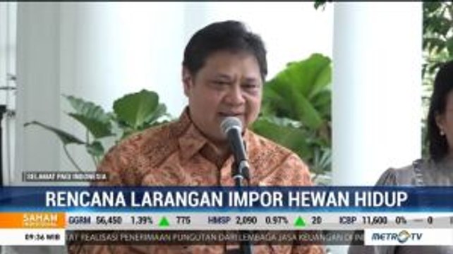Pemerintah Larang Impor Hewan Hidup dari Tiongkok