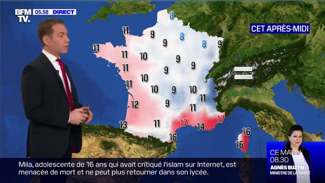 Un temps majoritairement ensoleillé mais un peu plus frais