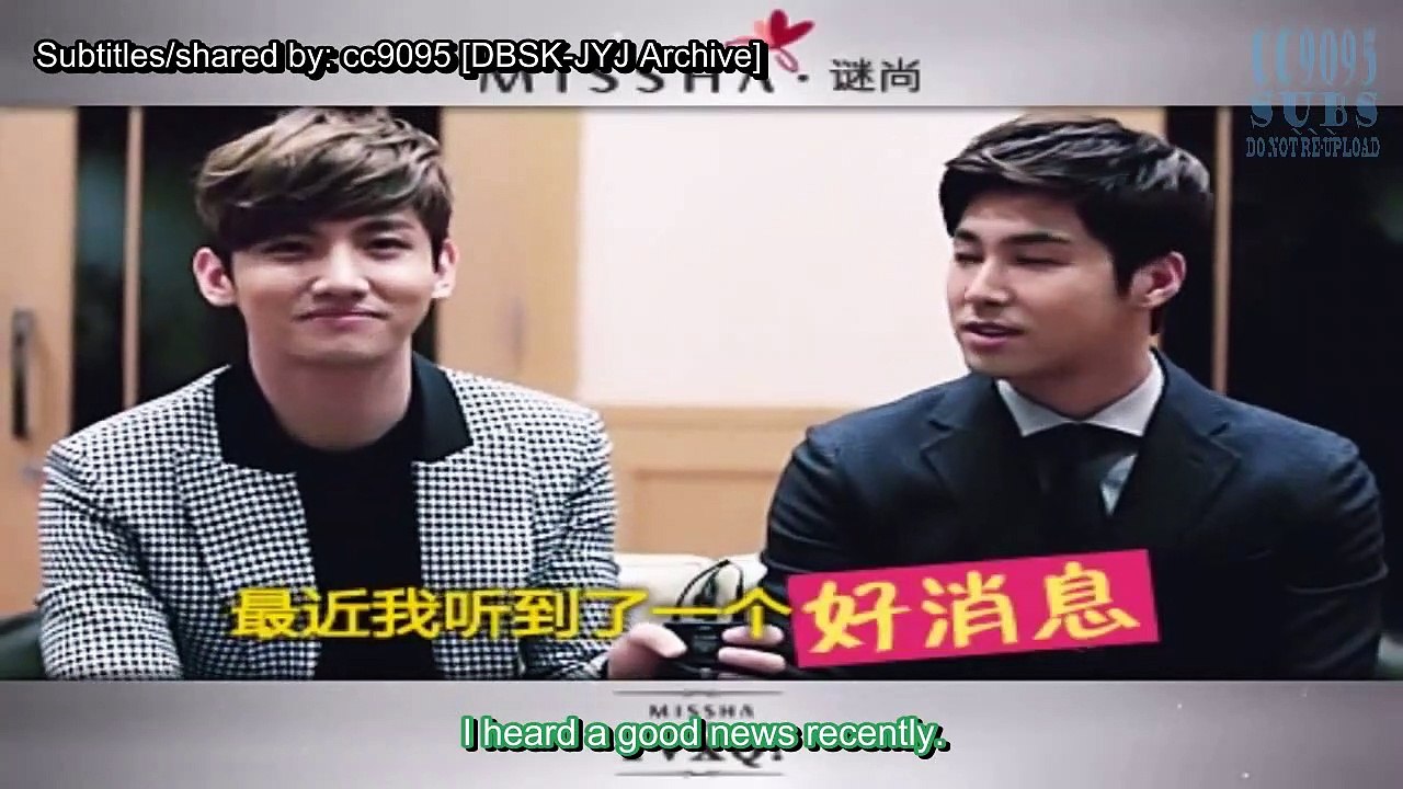 130308 TVXQ Message for Missha Fanmeet