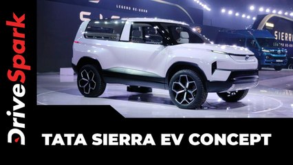 टाटा सिएरा ईवी कांसेप्ट पेश