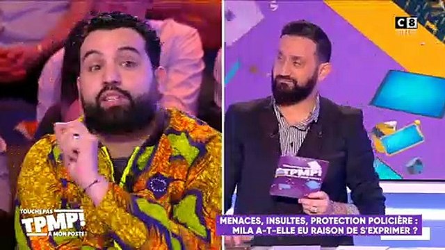 Yassine Belattar hier soir dans TPMP : Mila va se retrouver dans tous les congrès du Front National en 2022, ça va lui faire tout drôle !