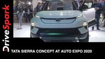 Tata Sierra Concept at Auto Expo 2020 | Tata Sierra Concept EV First Look, Features & More