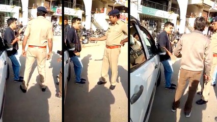 'पीटना चाहो तो पीट लो, जुर्माना नहीं दूंगा', कार पार्क करने पर पकड़े गए गुजराती का वीडियो वायरल